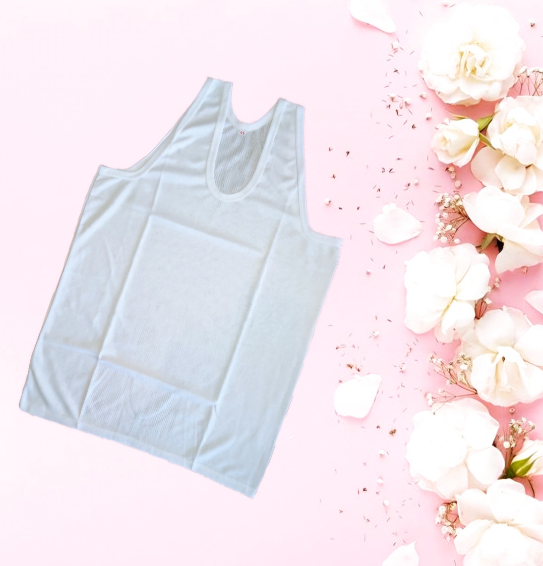 پک ۳ عددی زیر پیراهن رکابی مردانه پلی استر پنبه