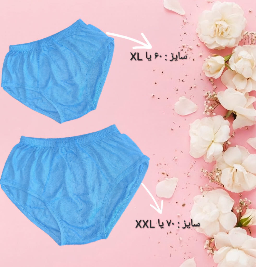 شورت اسلیپ مردانه پلی استر پنبه به رنگ آبی در سایز XL  یا ۶۰